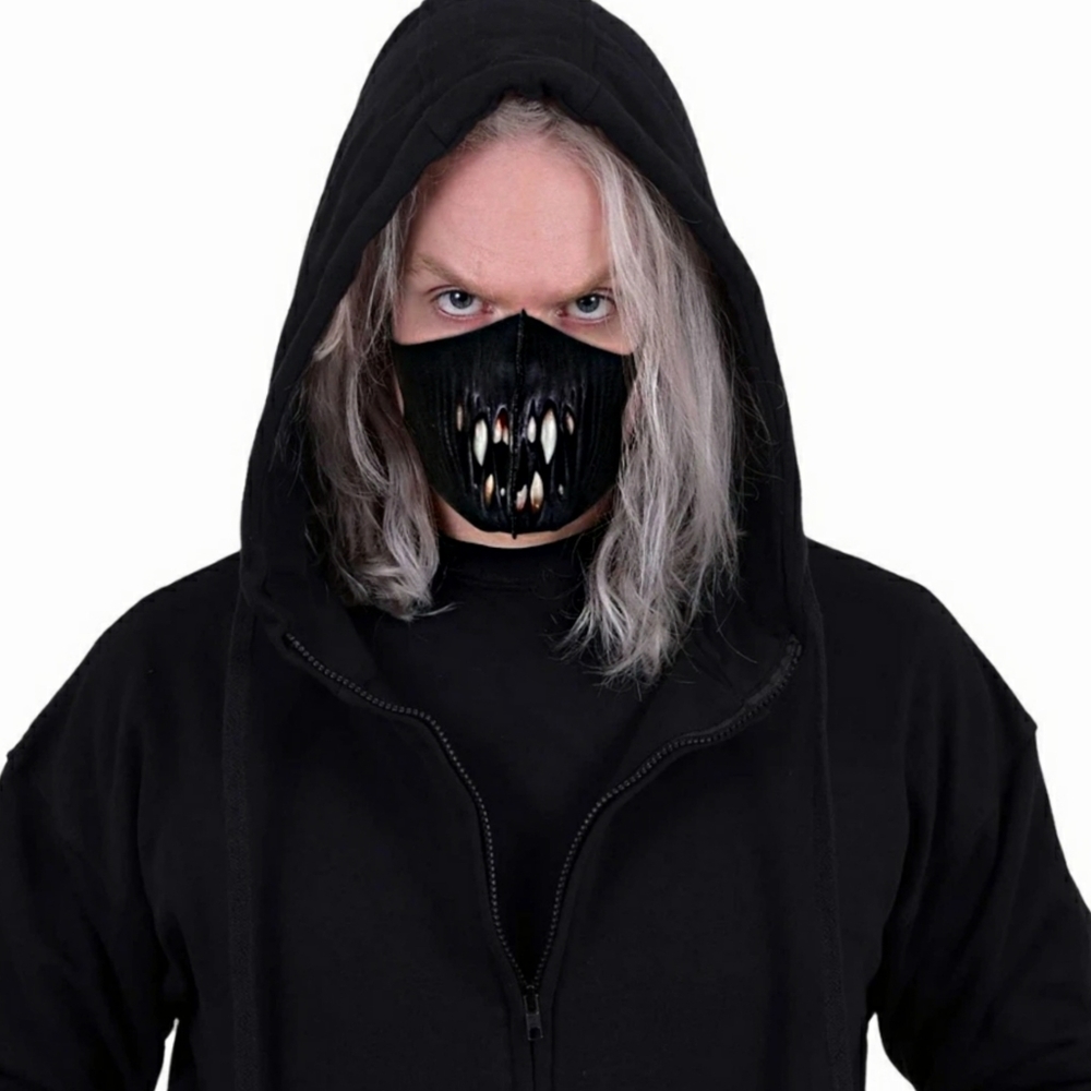 Spiral Direct FIRST BITE - Face Mask Gothic Black - Picture 2 of 4